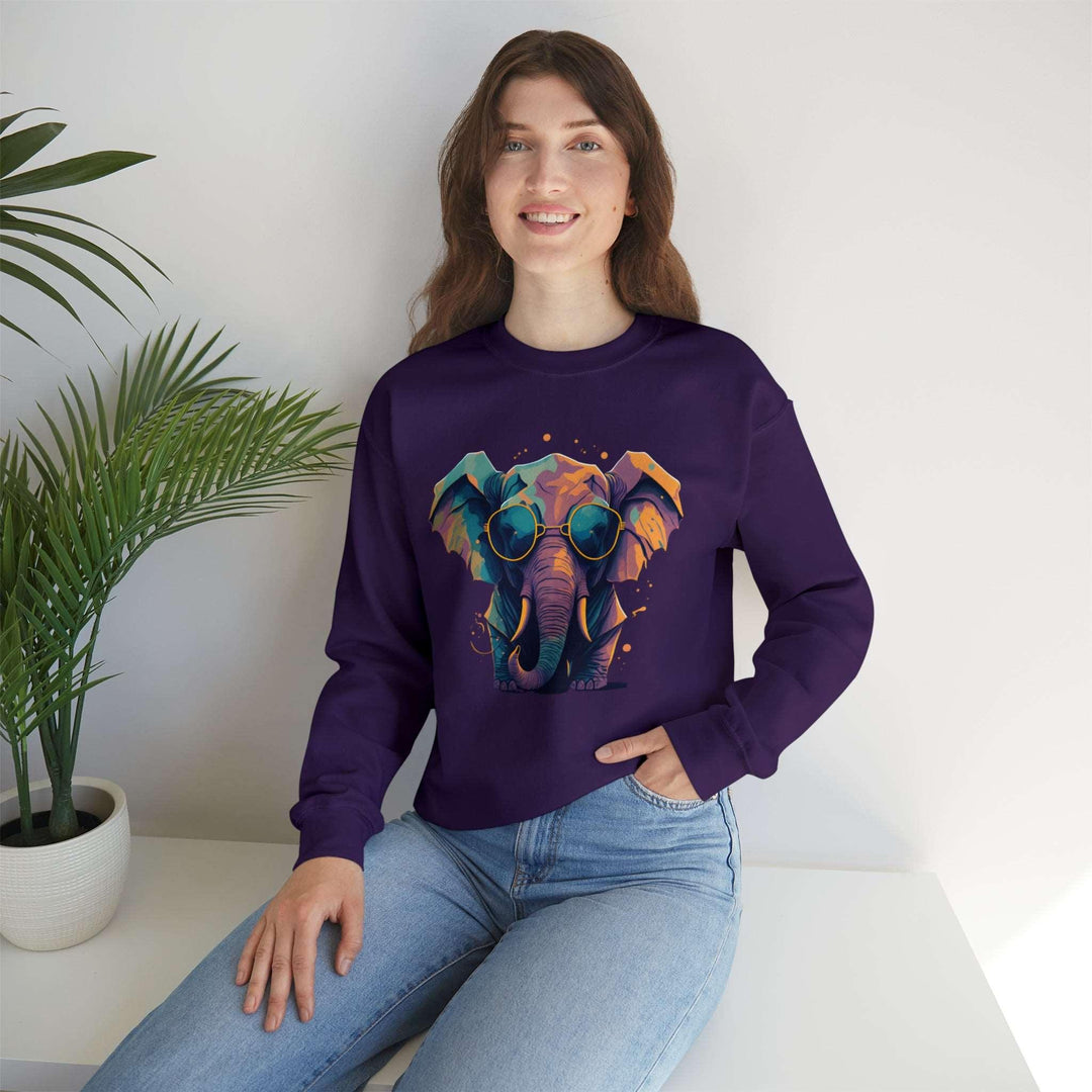 Cool Elephant Crewneck Sweatshirt