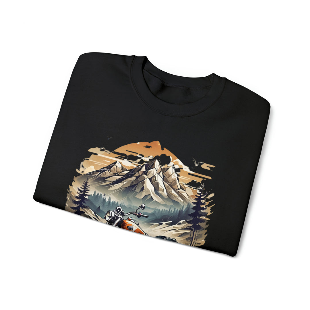 Highland Motorbike Unisex Sweatshirt - Wave Fusions