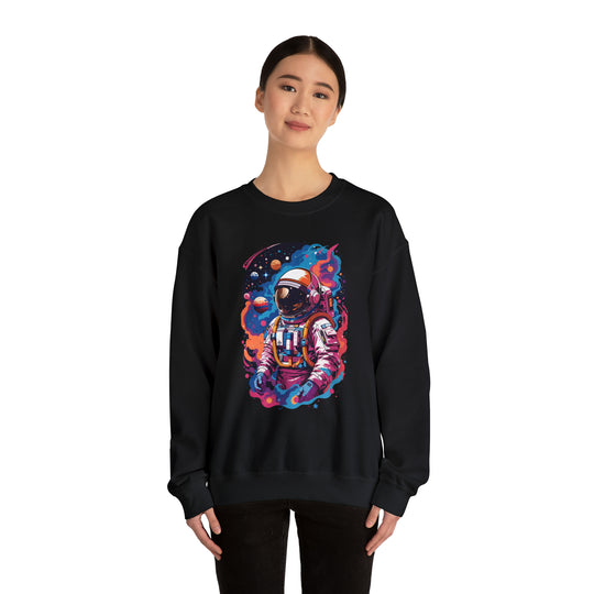 Cosmic Voyager Astronaut Unisex Sweatshirt - Wave Fusions