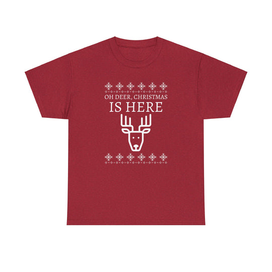 Oh Deer Minimalist Holiday T-Shirt