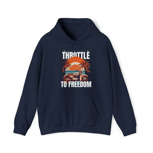 Throttle To Freedom Unisex Hoodie - Wave Fusions