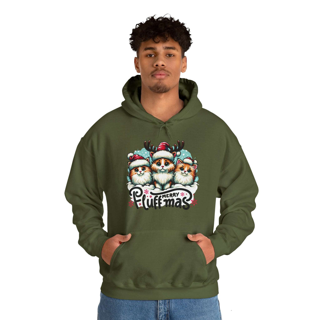 Merry Fluffmas Christmas  Unisex Hoodie