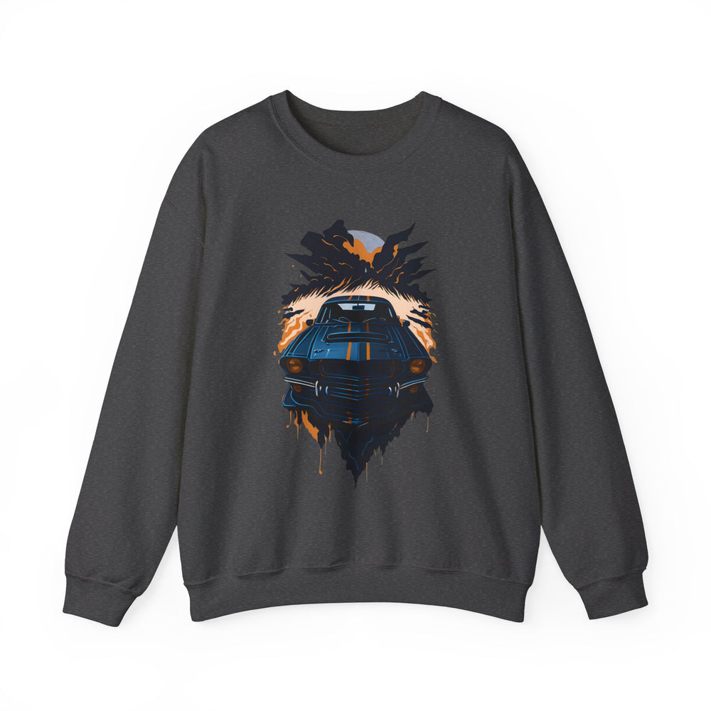 Muscle Car Enthusiast Sweatshirt - Revved Up Style