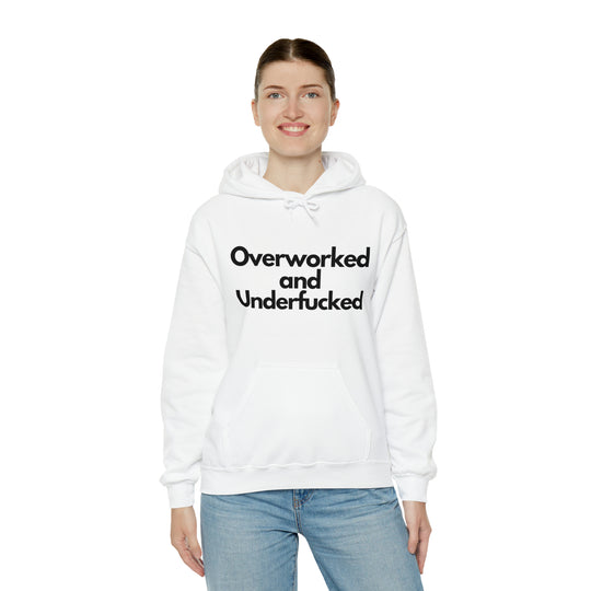 Overworked Unisex Hoodie - Wave Fusions