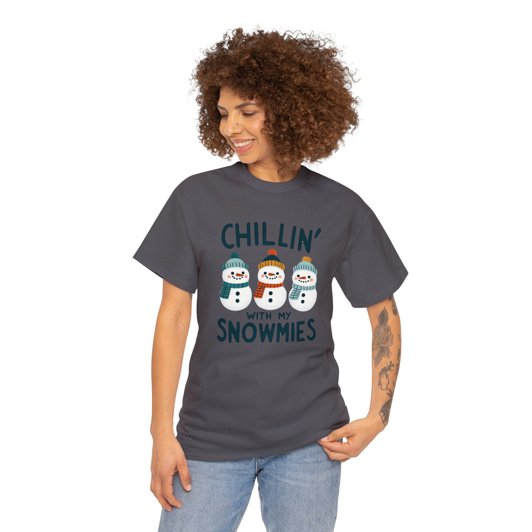 Chillin' Snowmies Unisex T Shirt - Wave Fusions