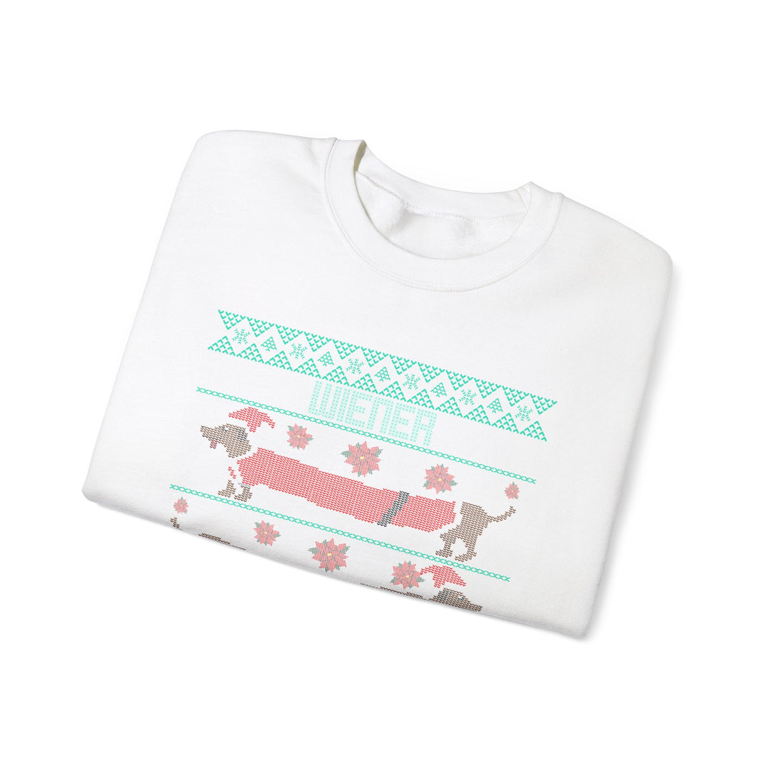 Wiener Wonderland Knitted Dog Crewneck