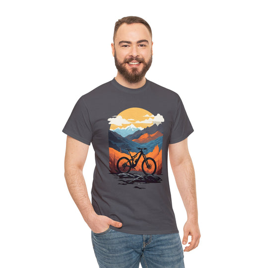 Mountain Bike Unisex T Shirt - Wave Fusions