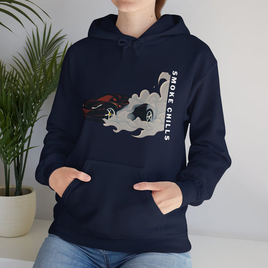 Smoke Chills Sports Car Hoodie - Modern Car Edition