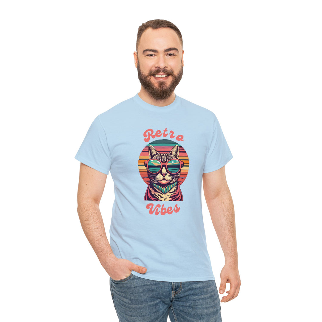 Cool Cat Retro Vibes T-Shirt  - Retro Radiance Edition