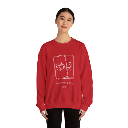 I Want To Read You Unisex Heavy Blend™ Crewneck Sweatshirt - Wave Fusions