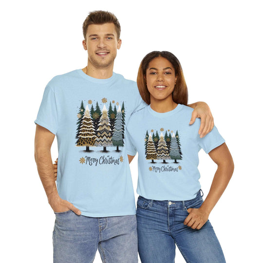 Designed Christmas Trees Unisex T Shirt