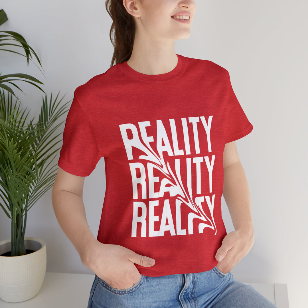 Reality Unisex Jersey Short Sleeve Tee - Wave Fusions