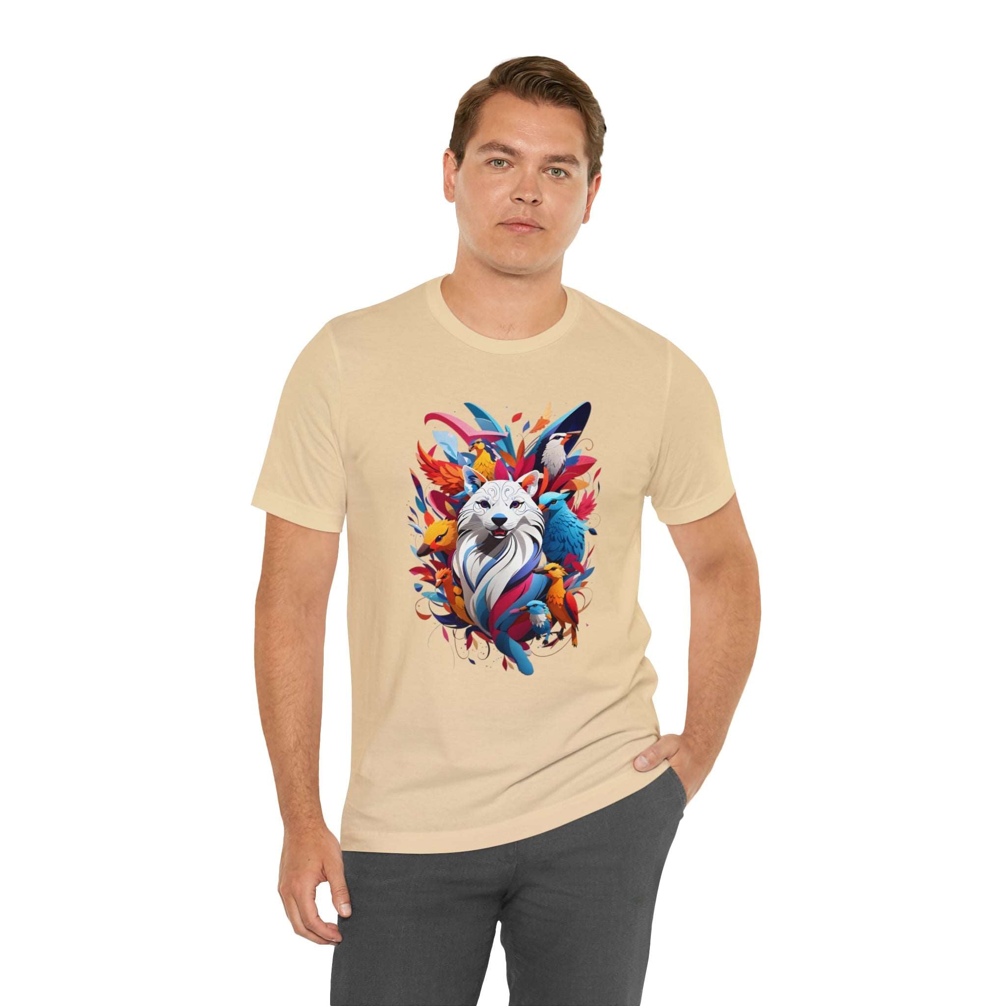 Dog and Phoenix Jersey Short Sleeve Tee