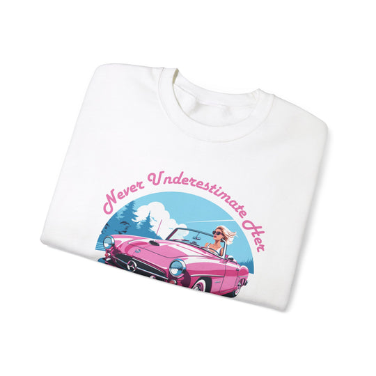 Underestimate Her Not Convertible Sweatshirt - Power and Grace Design