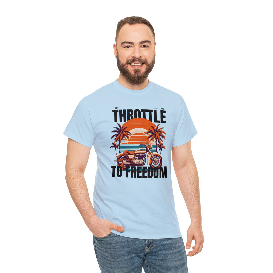 Throttle To Freedom Unisex T Shirt - Wave Fusions