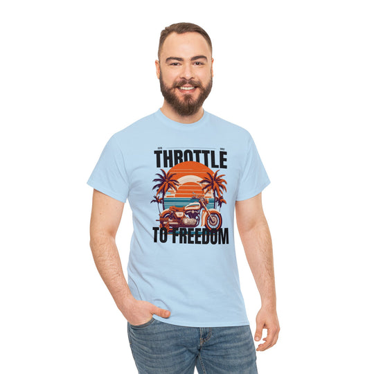 Throttle To Freedom Unisex T Shirt - Wave Fusions