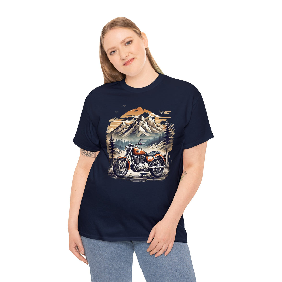 Highland Motorbike Unisex T Shirt - Wave Fusions