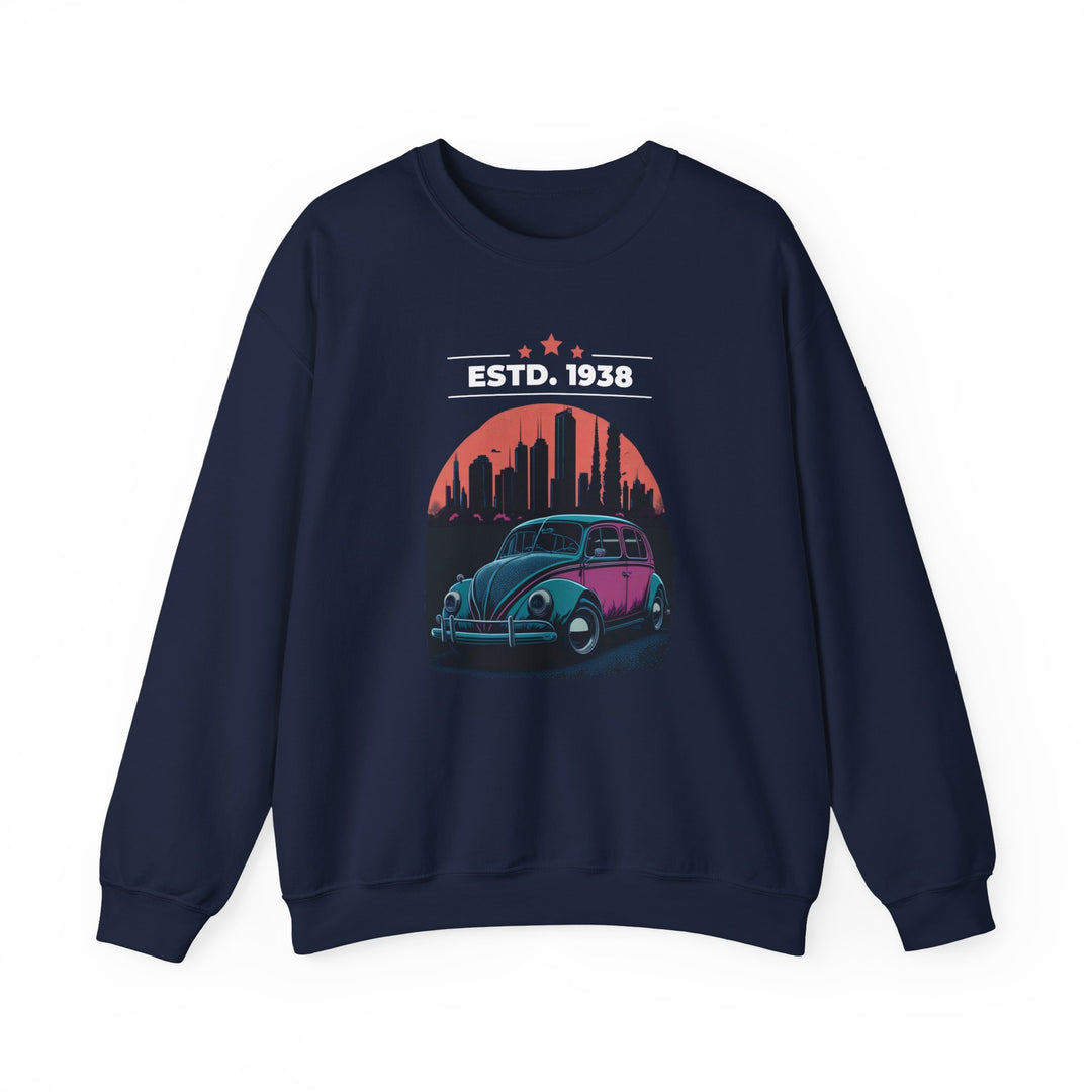 ESTD 1938 Vintage Beetle Sweatshirt - Vintage City Fashion