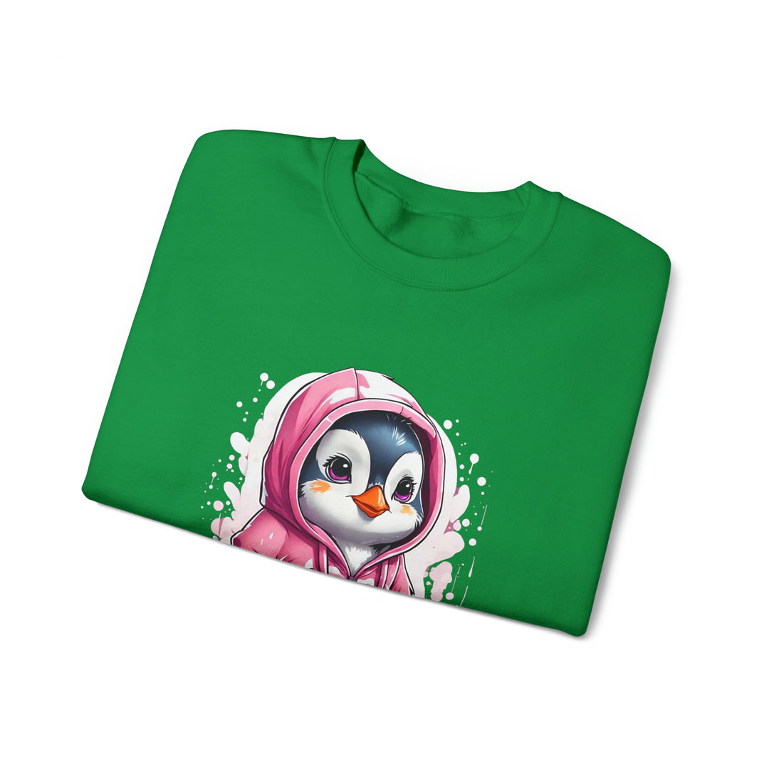 Penguin Unisex Heavy Blend™ Crewneck Sweatshirt - Wave Fusions