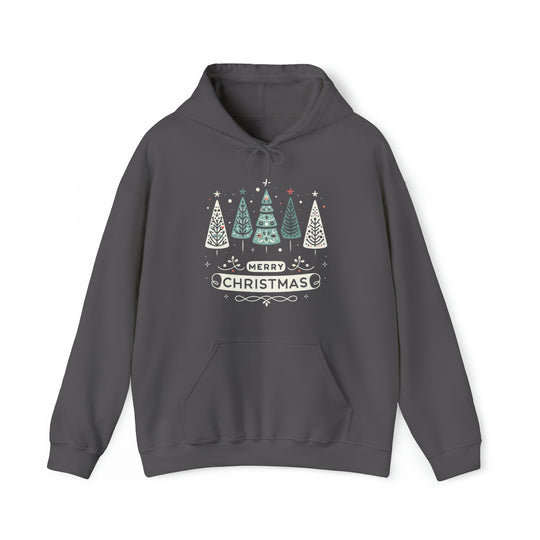 Folk Art Christmas Celebration Unisex Hoodie - Wave Fusions