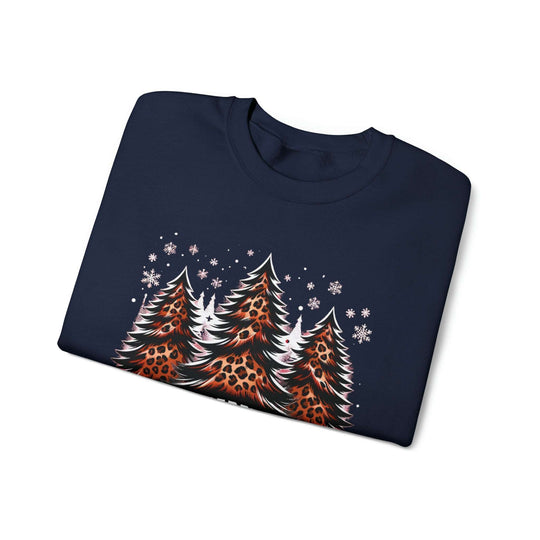 Cheetah Christmas Tree Unisex Sweatshirt