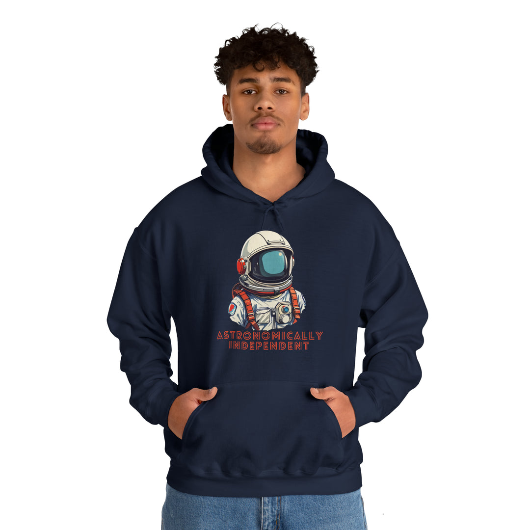 Astronomically Independent Unisex Hoodie - Wave Fusions