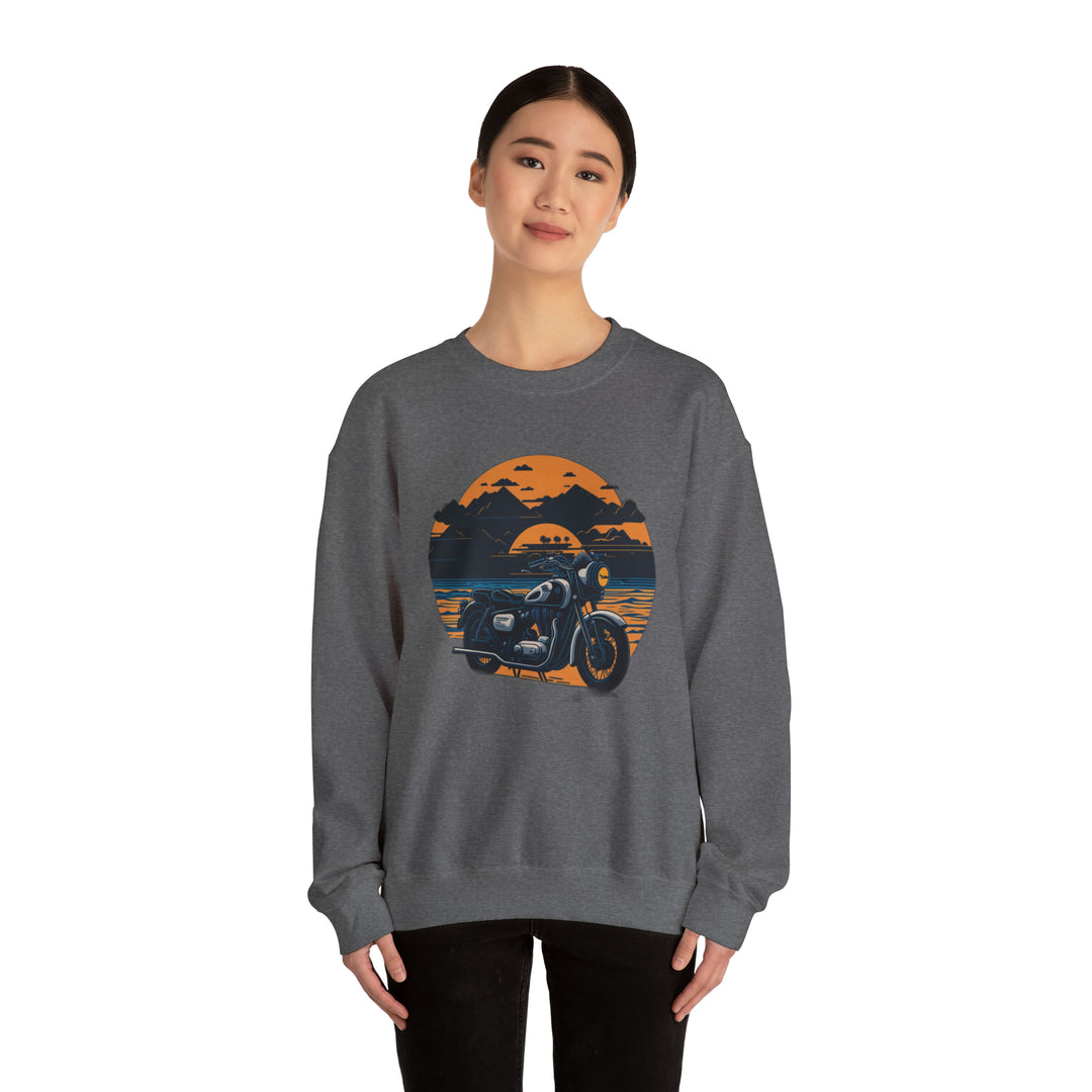 Vintage Bike Unisex Heavy Blend™ Crewneck Sweatshirt