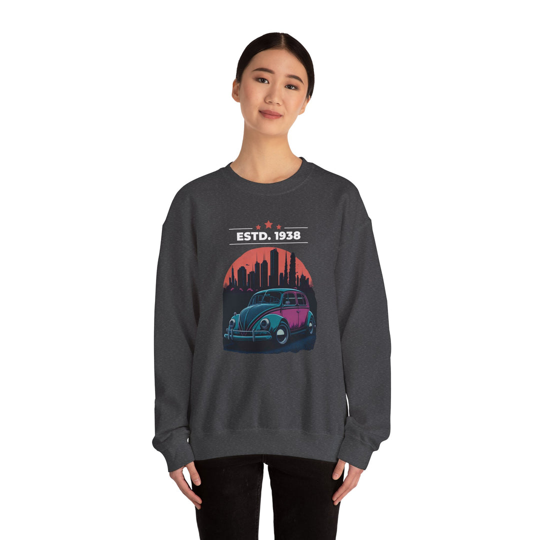 ESTD 1938 Vintage Beetle Sweatshirt - Vintage City Fashion