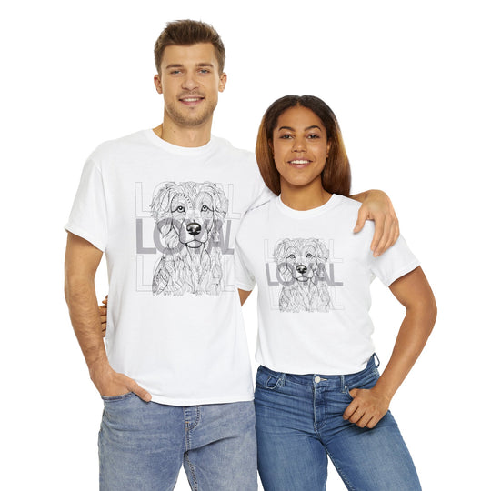 Loyal Dog Tribal Canine T-shirt - Mythical Mutt