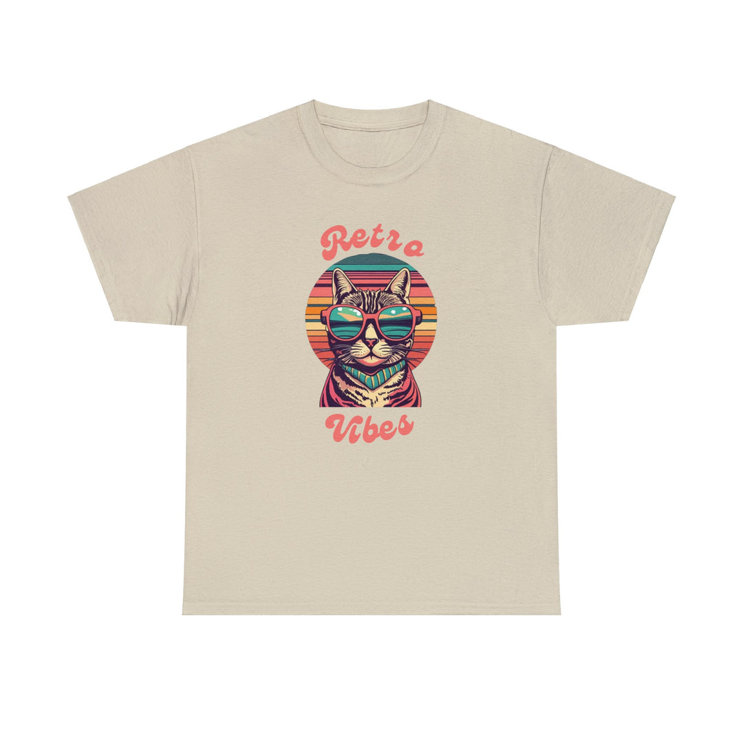 Cool Cat Retro Vibes T-Shirt  - Retro Radiance Edition