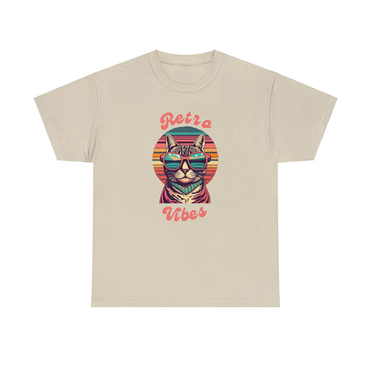 Cool Cat Retro Vibes T-Shirt  - Retro Radiance Edition