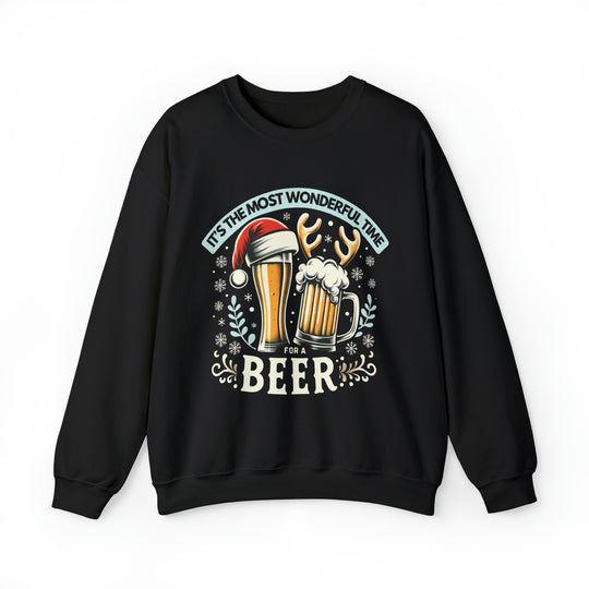 Wonderful Time For A Beer Unisex Sweatshirt - Wave Fusions