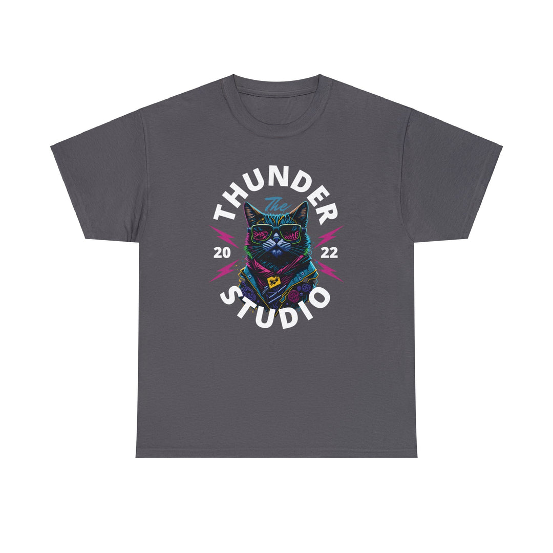 Thunder Studio Cat T-Shirt - DJ Cat Vibe