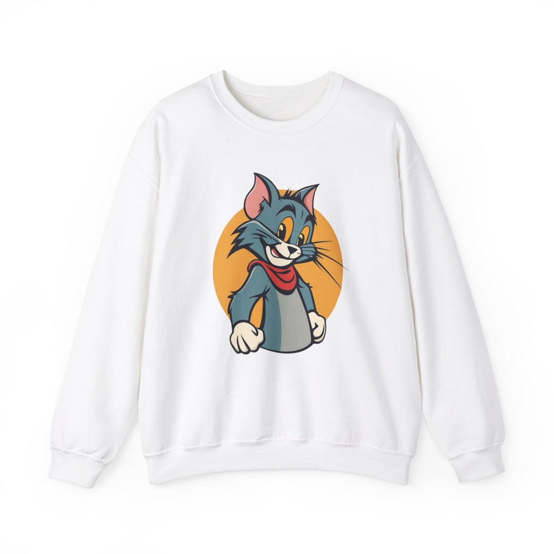 Tom Cat Grin Sweatshirt -  Joyful Jumper