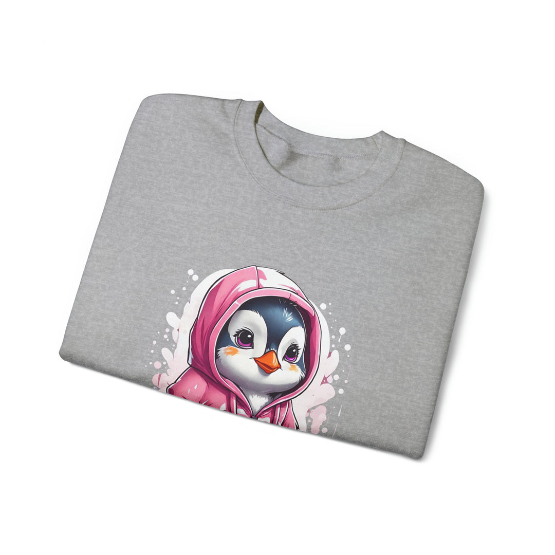 Penguin Unisex Heavy Blend™ Crewneck Sweatshirt - Wave Fusions