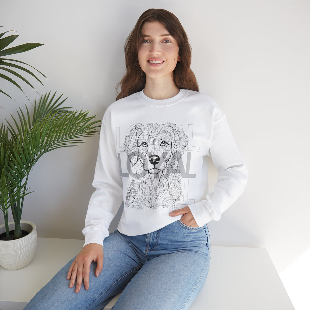 Loyal Dog Tribal Canine Sweatshirt - Mythical Mutt