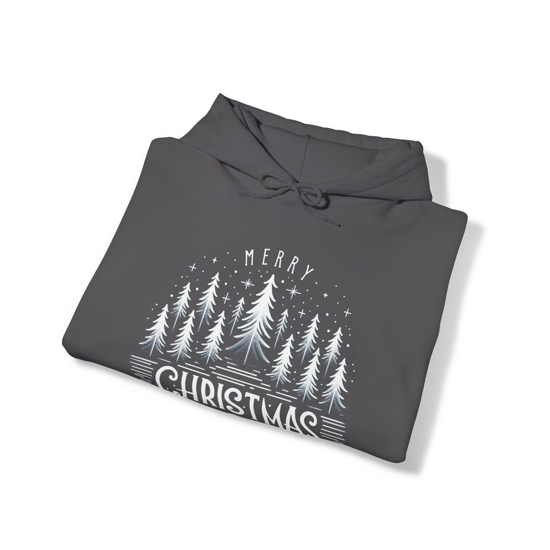 Midnight Magic Christmas Trees Unisex Hoodie - Wave Fusions