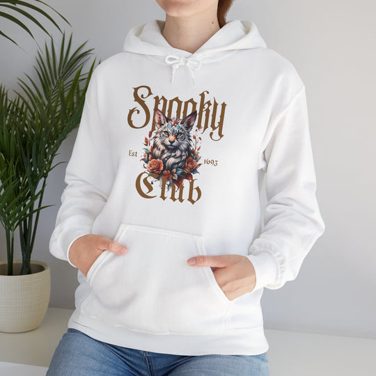 Spooky Club Floral Feline Cat Hoodie - Spooky Club Charm