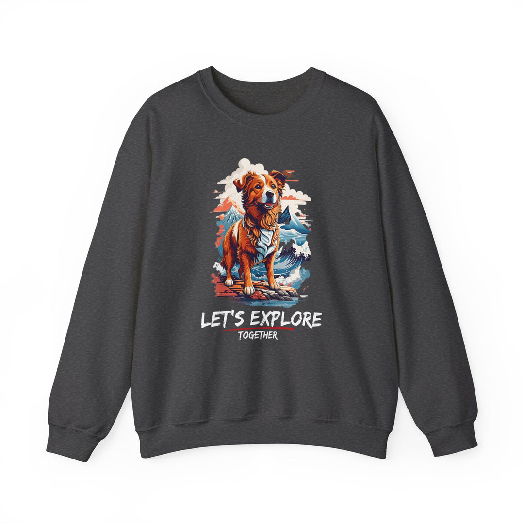 Lets Explore Together Adventure Buddy Sweatshirt