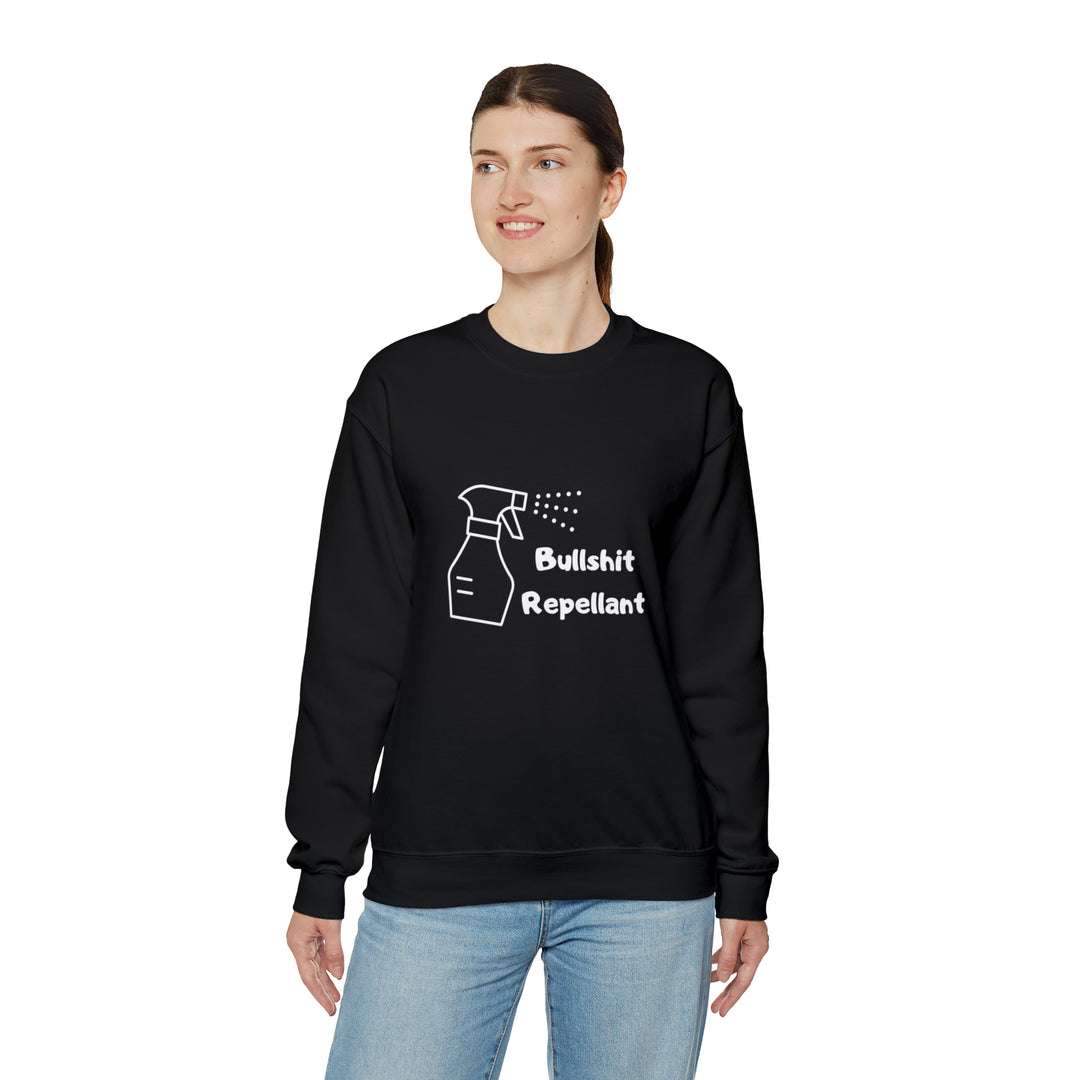 Bullshit Repellant Unisex Heavy Blend™ Crewneck Sweatshirt - Wave Fusions