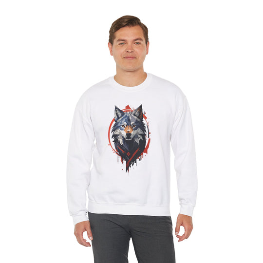 Alpha Wolf Crest Sweatshirt - Wilderness Royalty