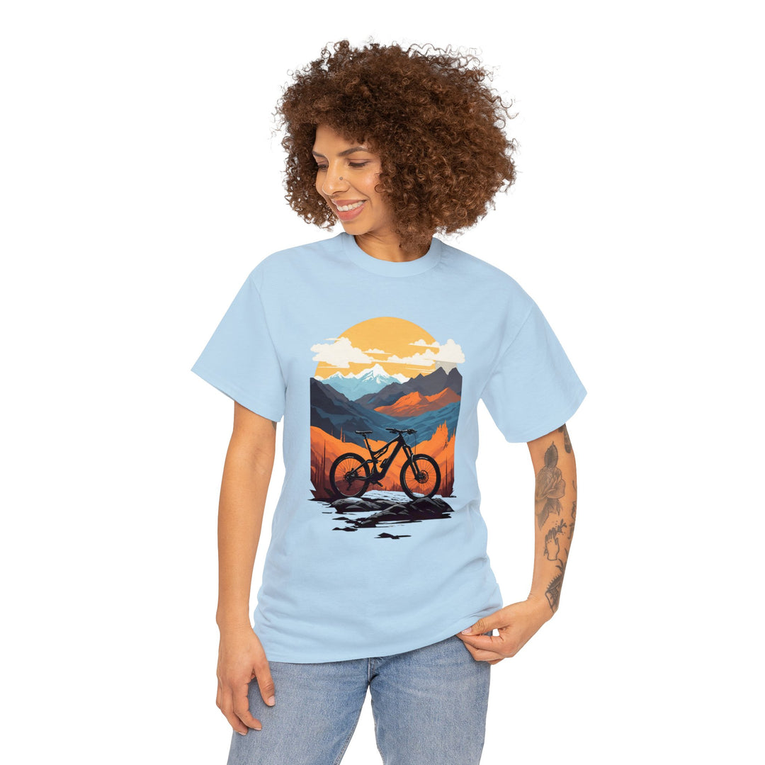 Mountain Bike Unisex T Shirt - Wave Fusions