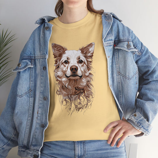 Furry Friend Dog T-shirt - Lifelike Pup