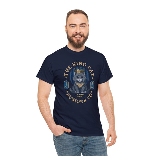 The King Cat T-Shirt - Royal Feline Series