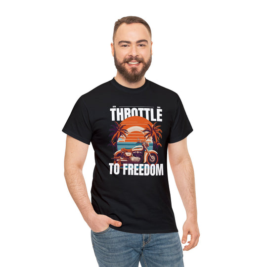 Throttle To Freedom Unisex T Shirt - Wave Fusions