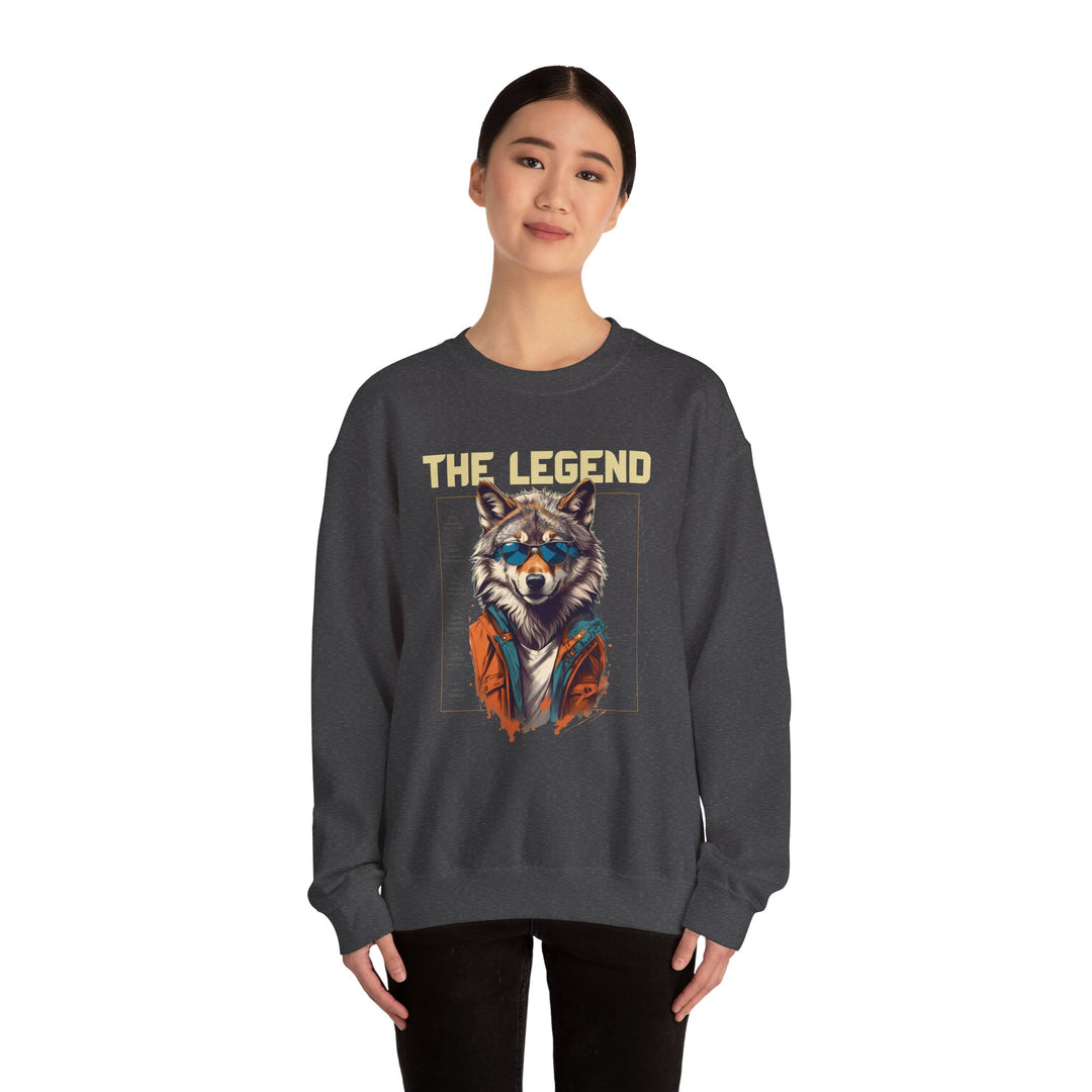 The Legend Wolf Sweatshirt - Wolf in Shades