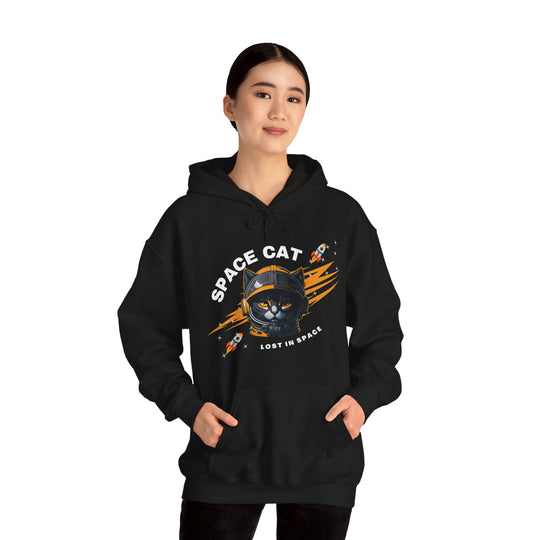 Space Cat Astronaut Hoodie - Lost In Space