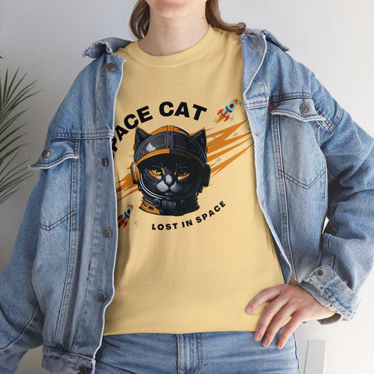 Space Cat Astronaut T-Shirt - Lost In Space