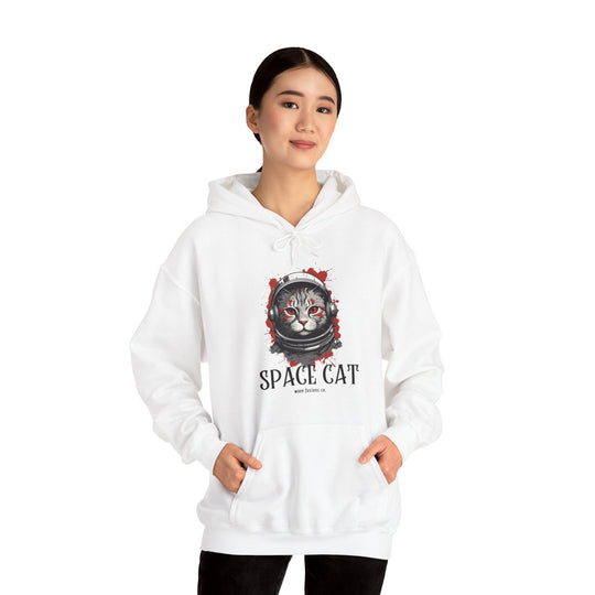 Cosmic Cat Spacewalk Astronaut Hoodie