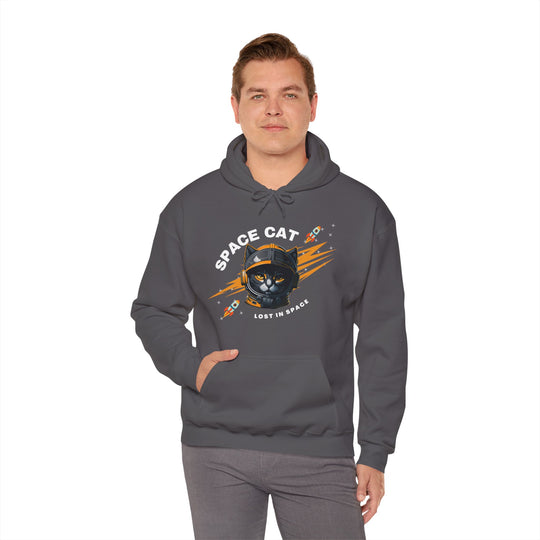 Space Cat Astronaut Hoodie - Lost In Space